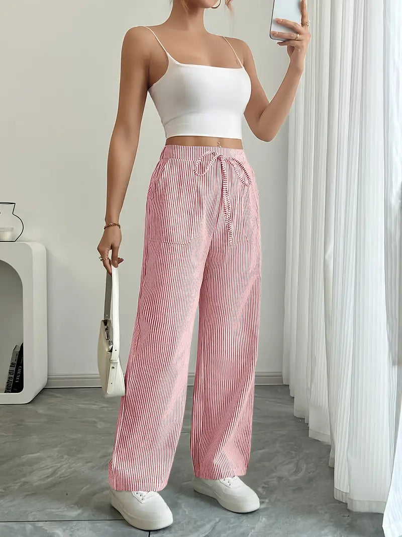 Niki | Vertical Stripe Pants