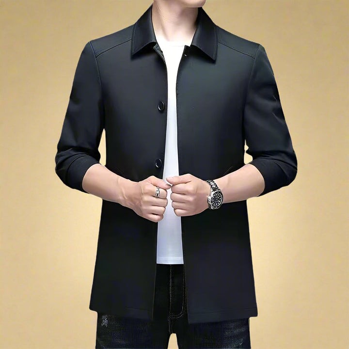 Xander | Turn Down Collar Coat