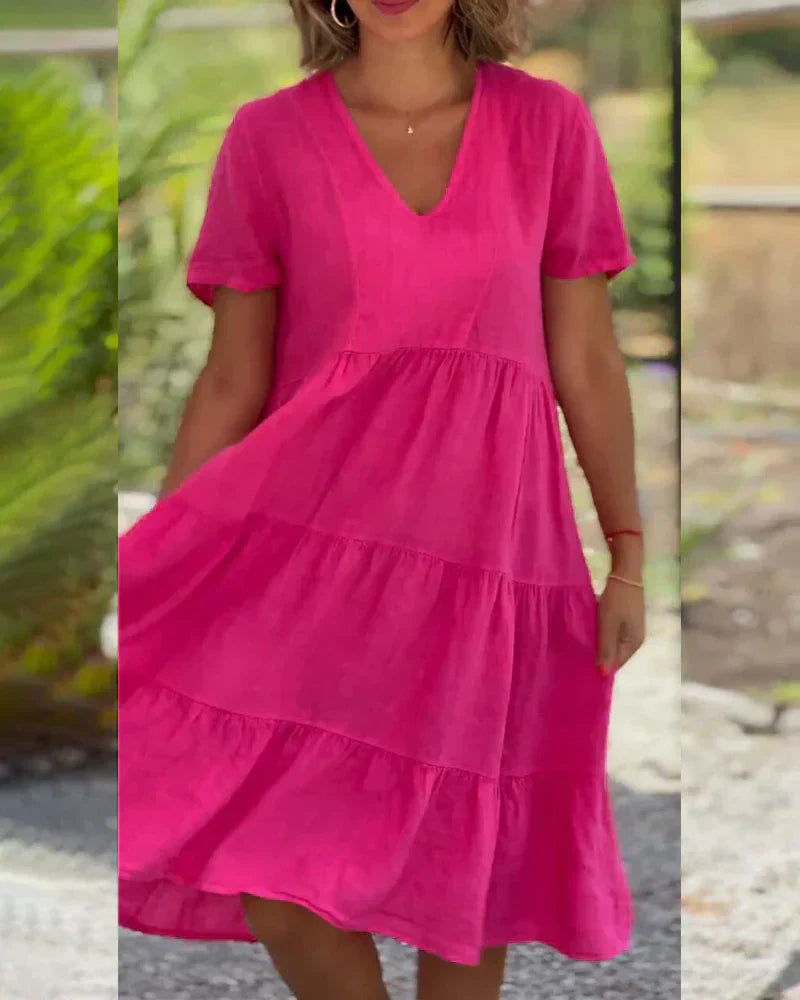 Brittany | Casual Summer V-neck Dress