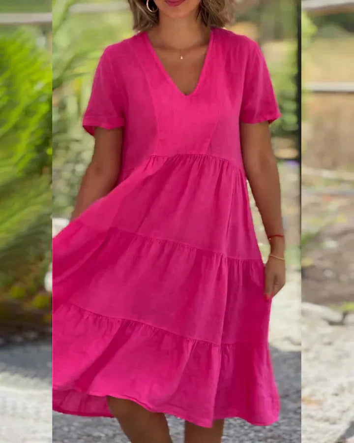 Brittany | Casual Summer V-neck Dress