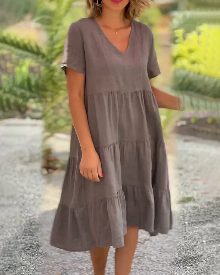 Brittany | Casual Summer V-neck Dress