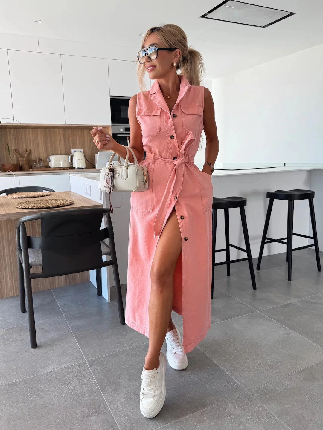 Jane | Effortless Maxi Denim Dress