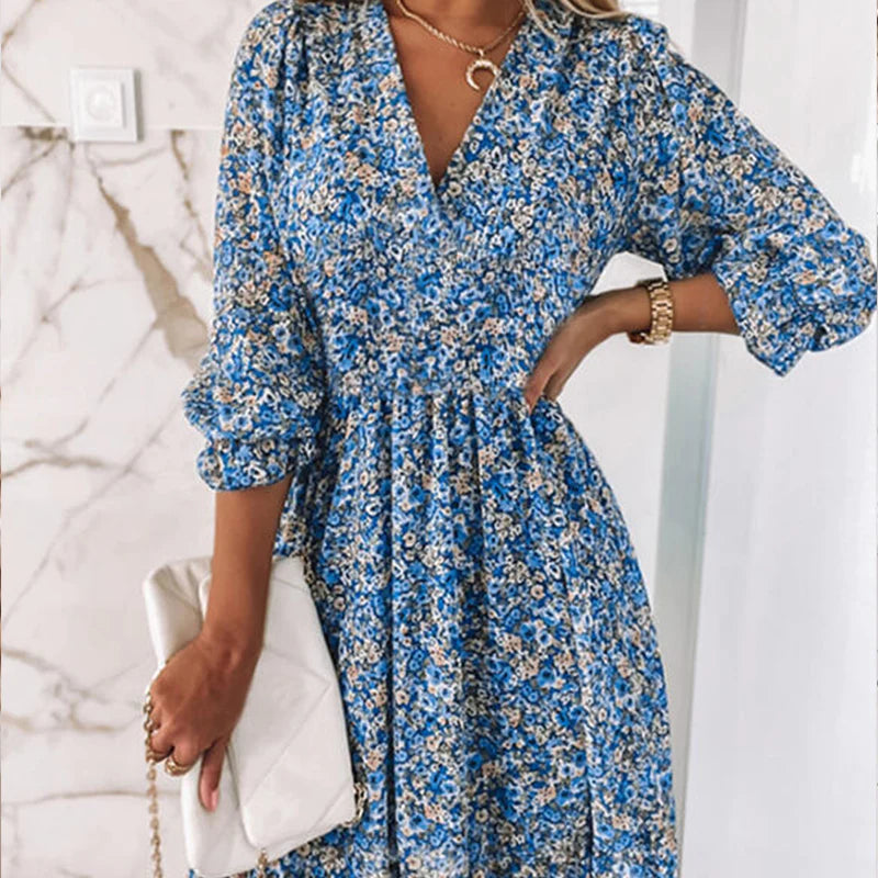 Ja'Net | Elegant Floral Dress
