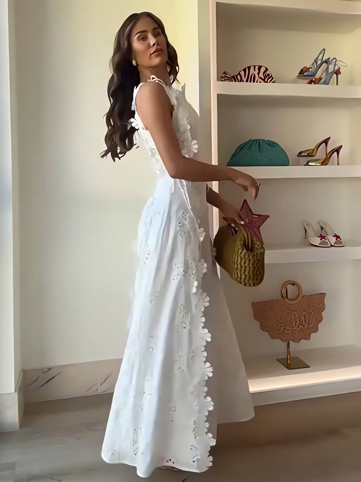 Janella | Tie-Strap Maxi Dress