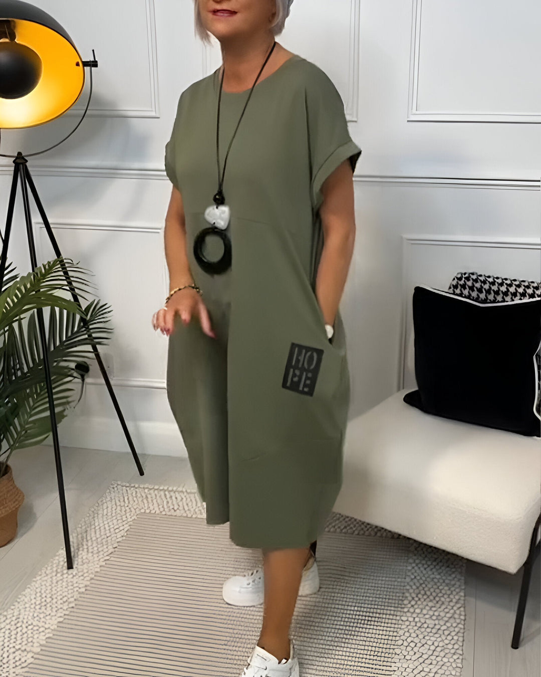 Laura | Solid Comfortable Dress