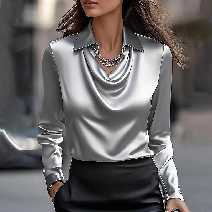 Judith | Draped Elegance Blouse