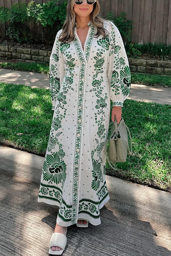 Linde | Chic Button-Down Dress