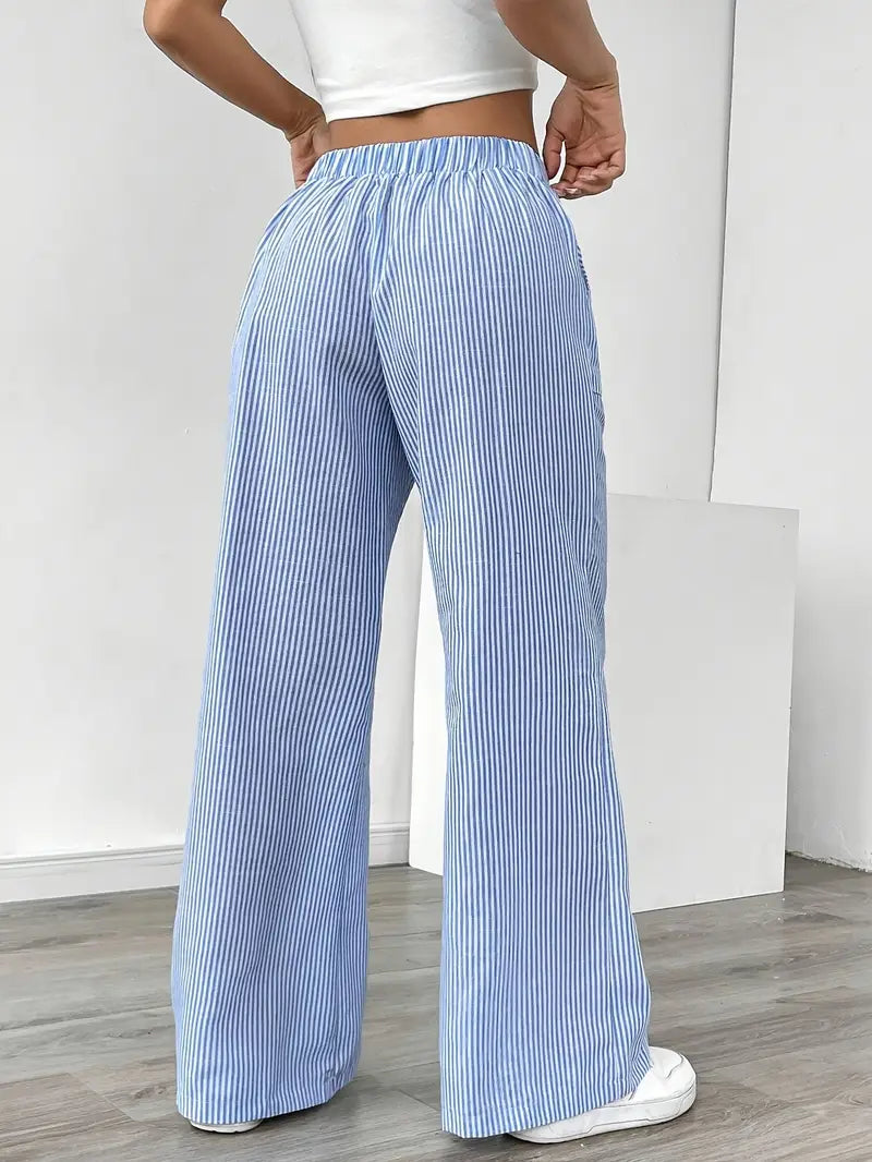 Niki | Vertical Stripe Pants