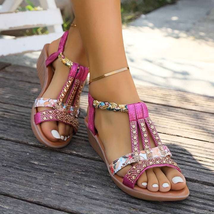 Khate | Boho Chic Flat Sandals