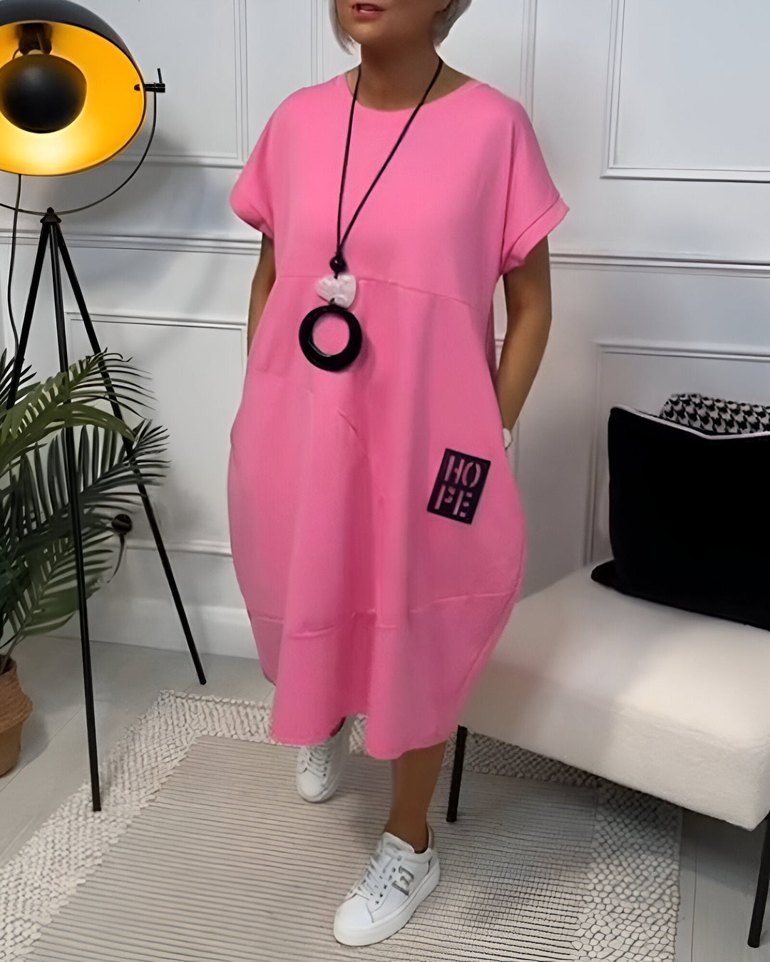 Laura | Solid Comfortable Dress
