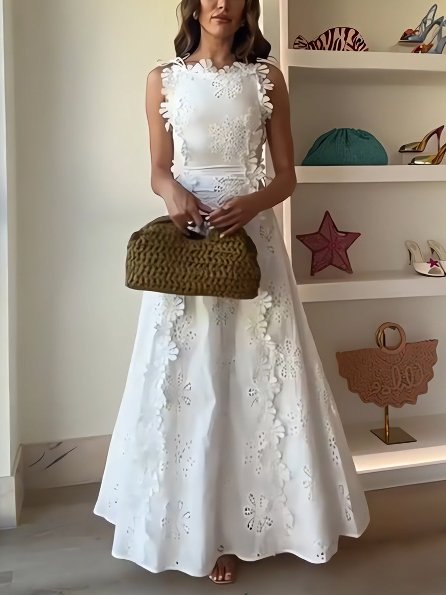 Janella | Tie-Strap Maxi Dress