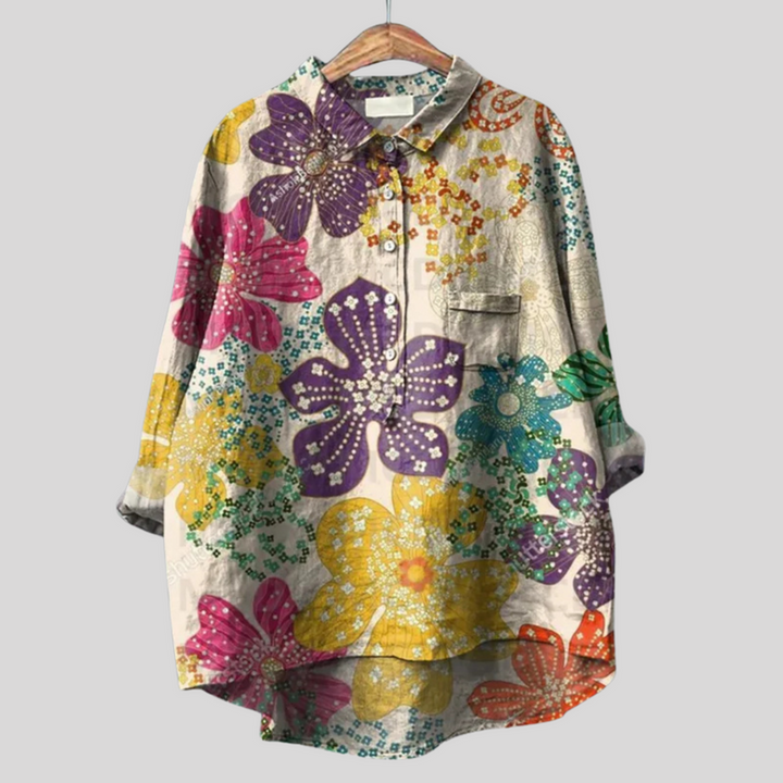 Zaida | Vintage Floral Blouse
