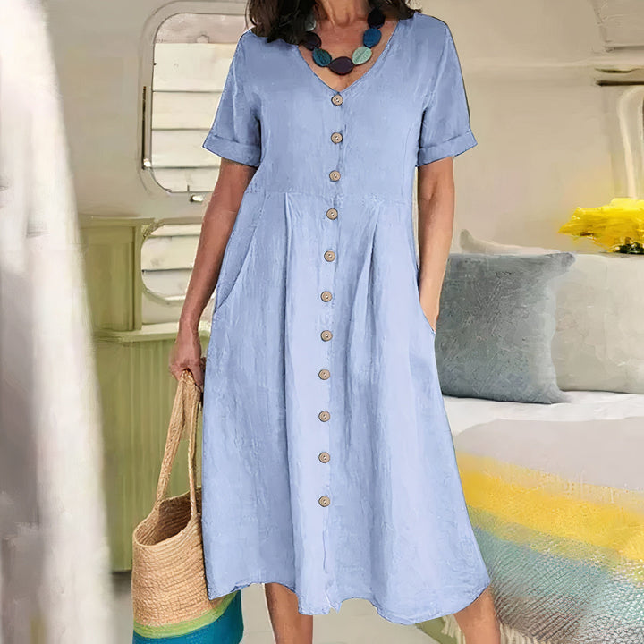 Alice | Effortless Buttoned Dress