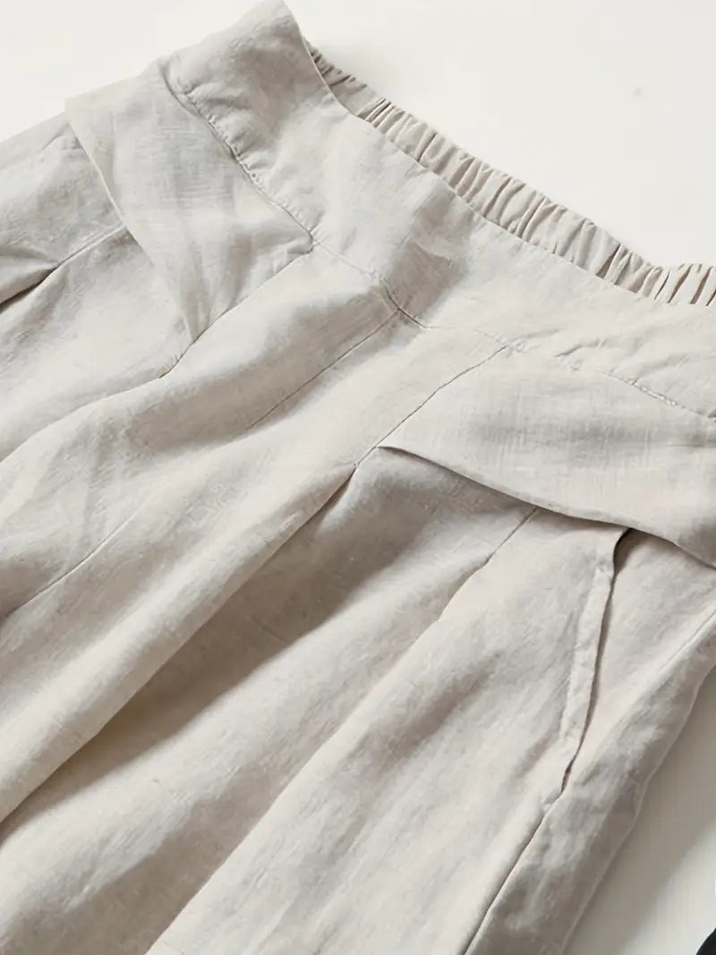 Janelle | Wide Leg Solid Pants