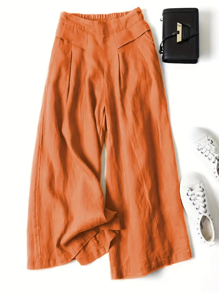 Janelle | Wide Leg Solid Pants