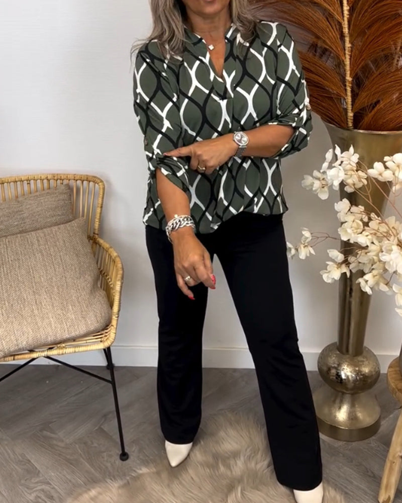 Jenny | Printed Elegant Blouse