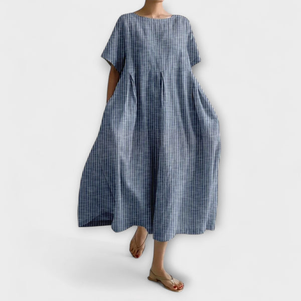 Angela | Striped Long Casual Dress