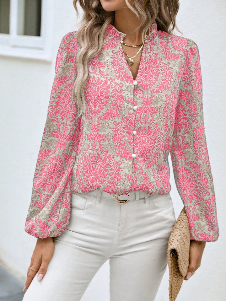 Joyce | Elegant V-Neck Blouse