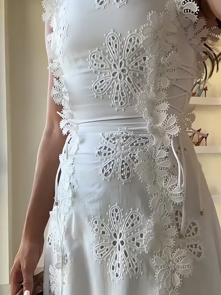 Janella | Tie-Strap Maxi Dress
