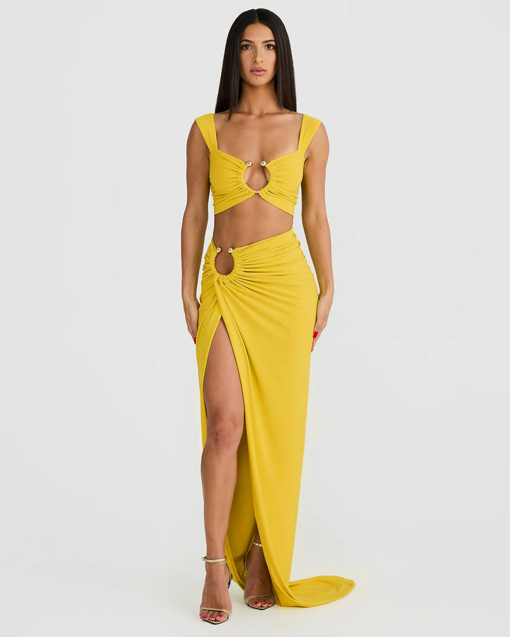 Jillian | Metal Detail Two-Piece Set