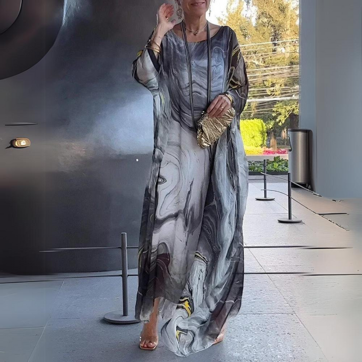 Loreine | Charming Silk Chiffon Dress
