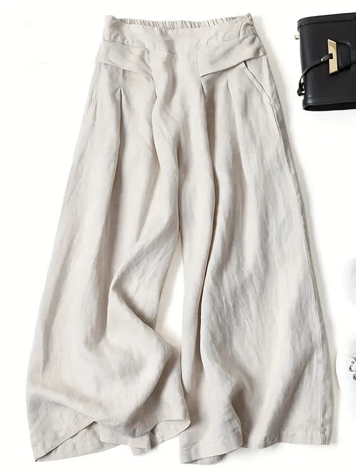 Janelle | Wide Leg Solid Pants