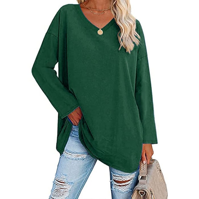 Shireen | V-Neck Long Sleeve Top