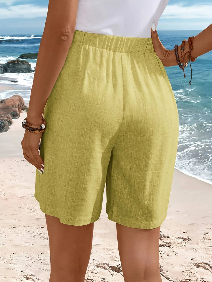 Fenella | Side-Button Shorts