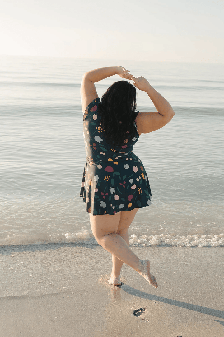 Shenna | Ruffle V-Neck Swimsuit