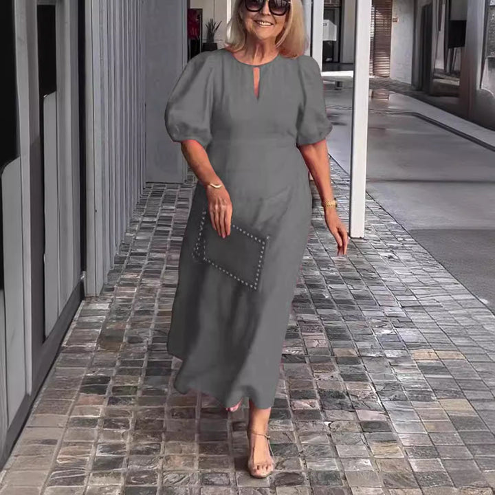 Melanie | Elegant Puff-Sleeve Dress