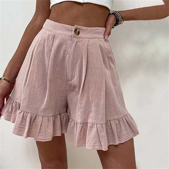 Kersha | Flowy Ruffle Hem Shorts