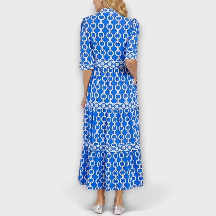 Klarisse | Chain Print Midi Dress