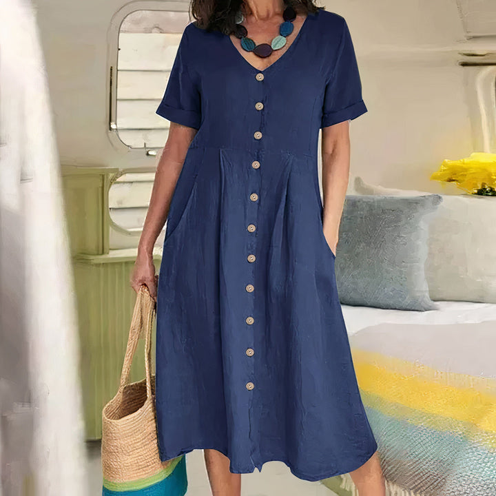 Alice | Effortless Buttoned Dress