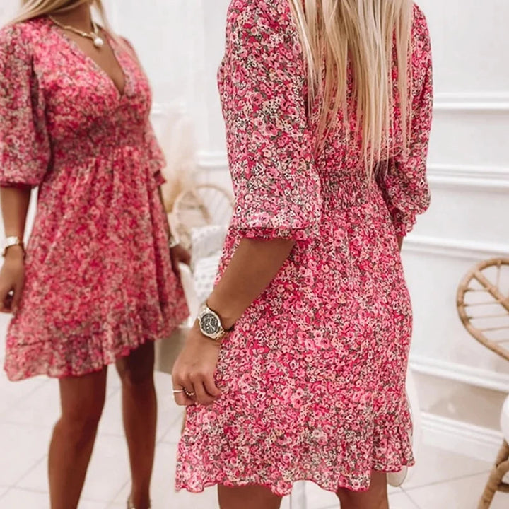 Ja'Net | Elegant Floral Dress