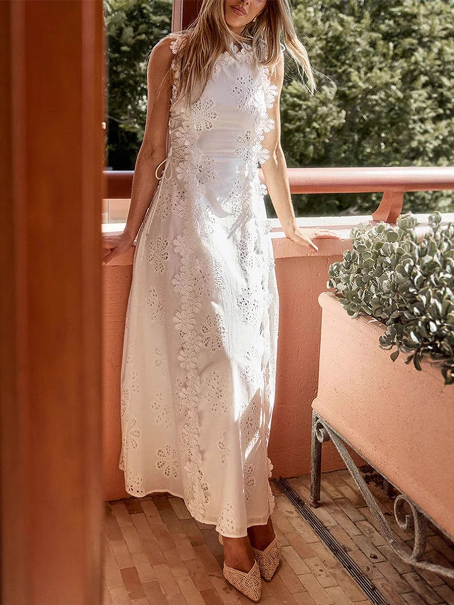 Janella | Tie-Strap Maxi Dress