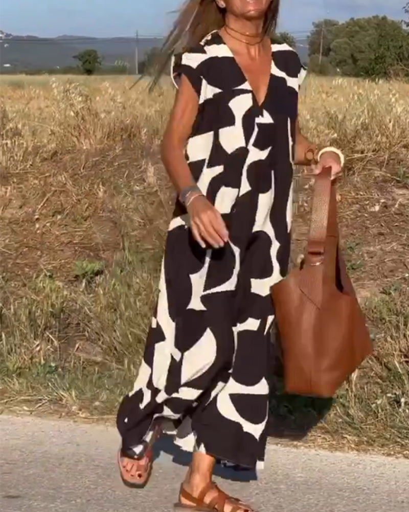 Penelope |  Relaxed Abstract Dress