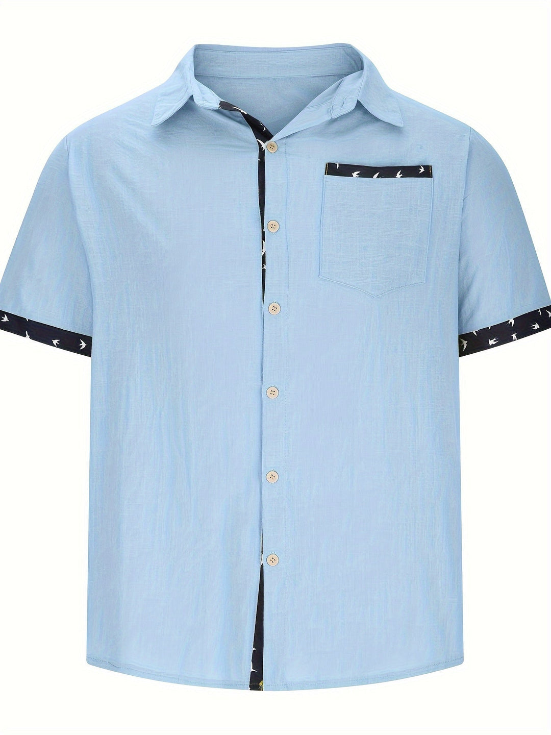 Jake | Contrast Trim Shirt