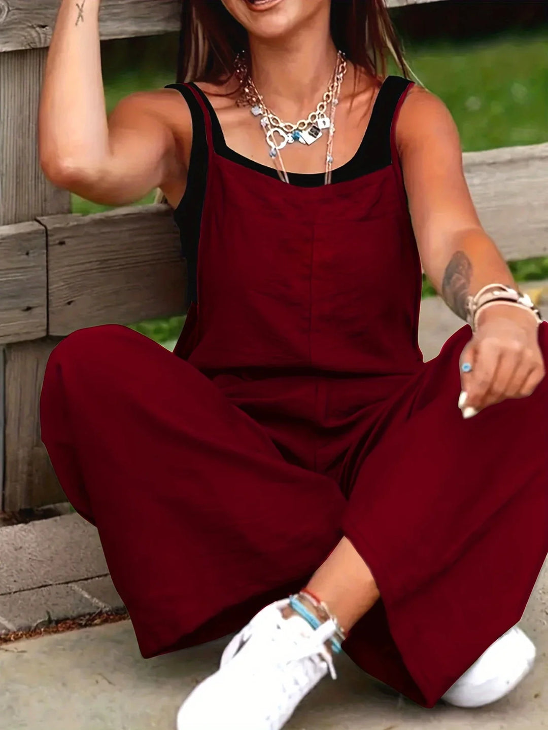 Taryn | Casual Solid Jumpsuit