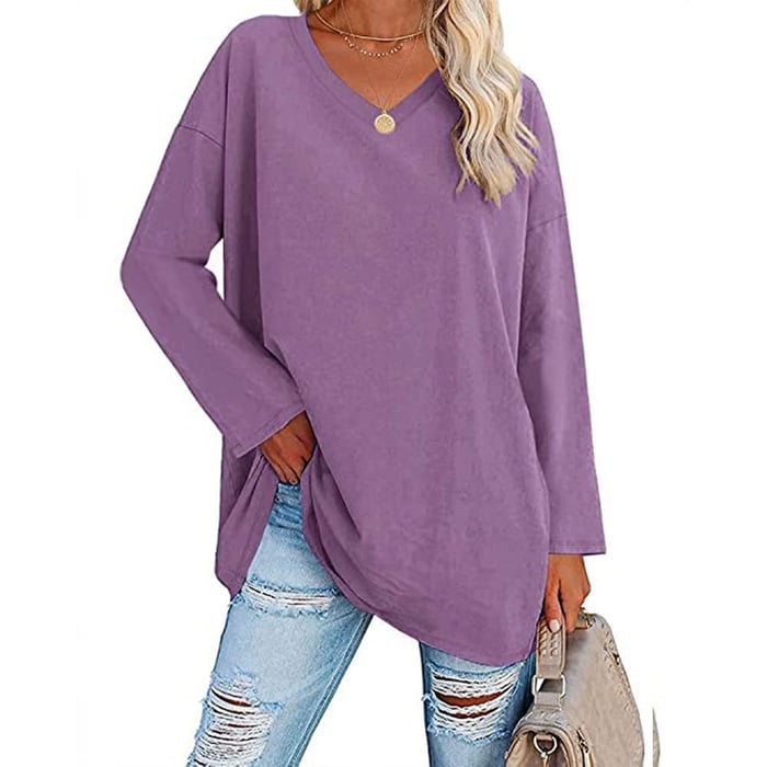 Shireen | V-Neck Long Sleeve Top