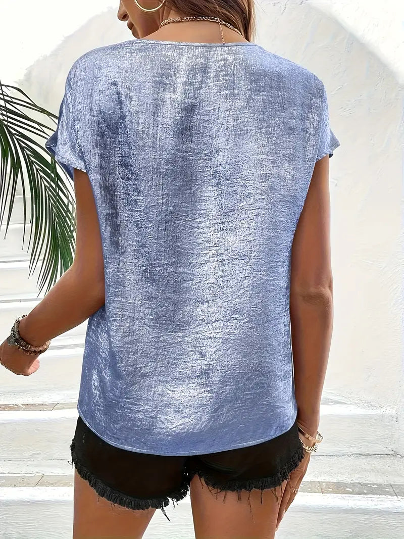 Jessel | Elegant V-Neck Blouse