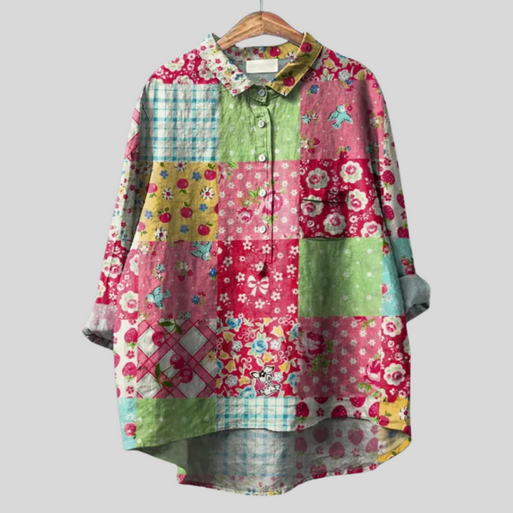 Zaida | Vintage Floral Blouse