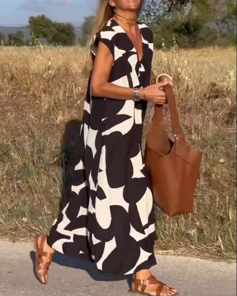 Penelope |  Relaxed Abstract Dress