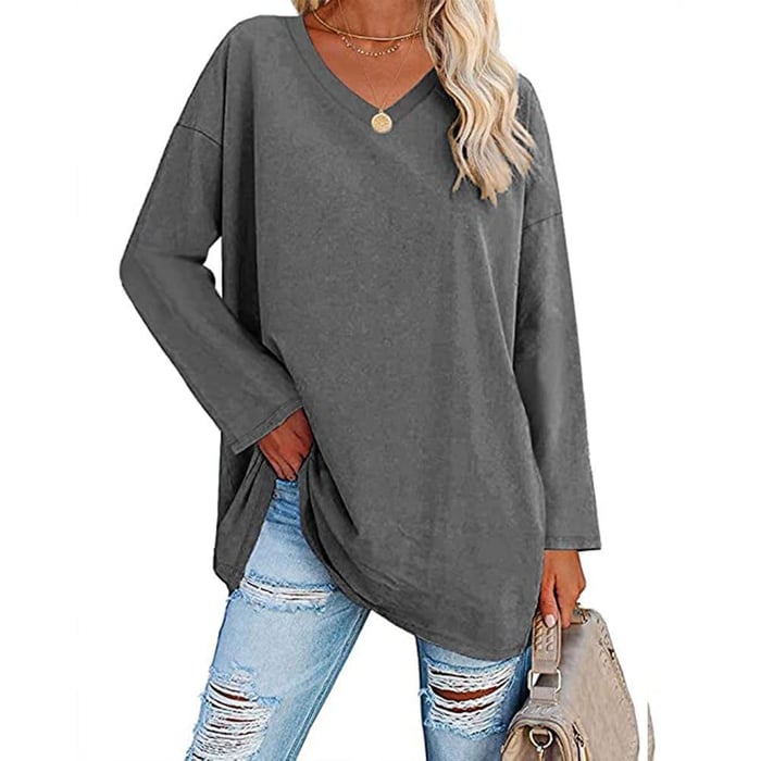 Shireen | V-Neck Long Sleeve Top