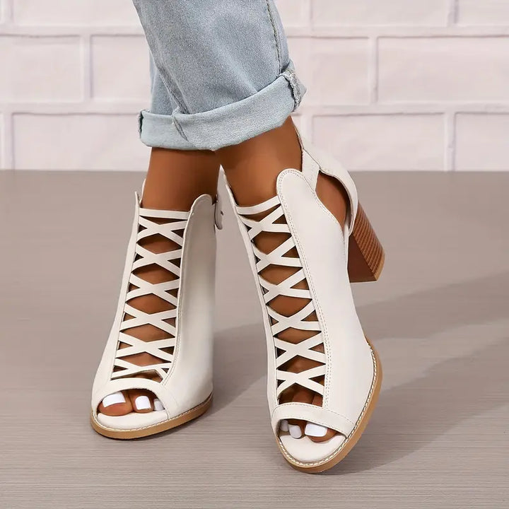 Ryza | Elegant Chunky Heel Sandals