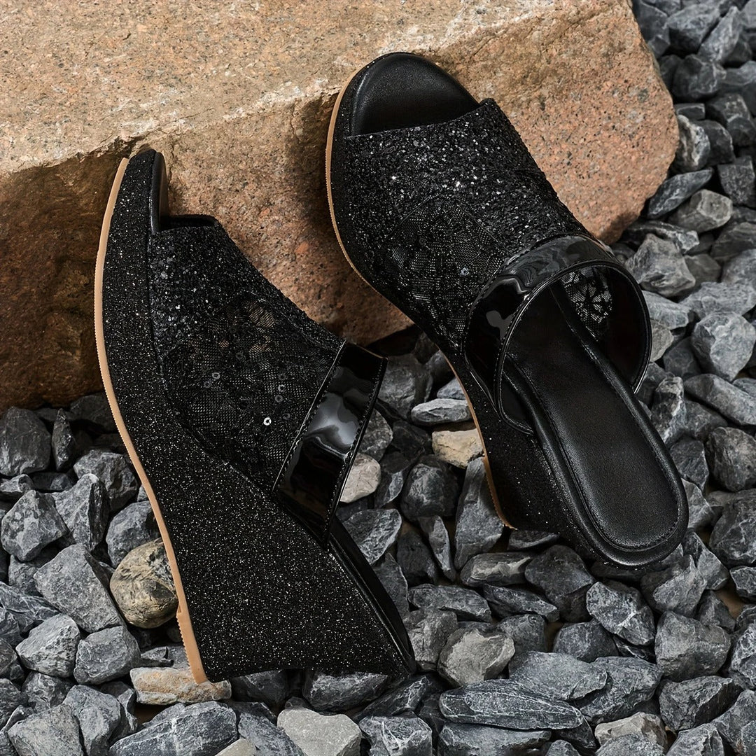Alexa | Elegant Lace High Heel Sandals