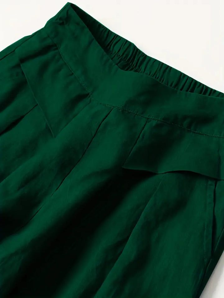 Janelle | Wide Leg Solid Pants