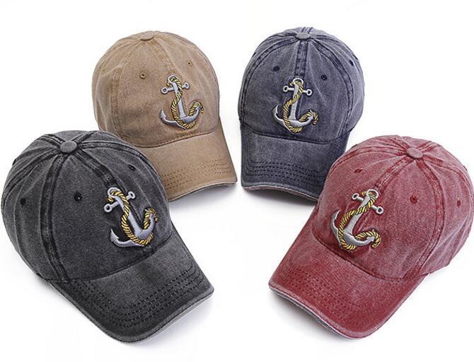 Nerem | Anchor Embroidered Cap