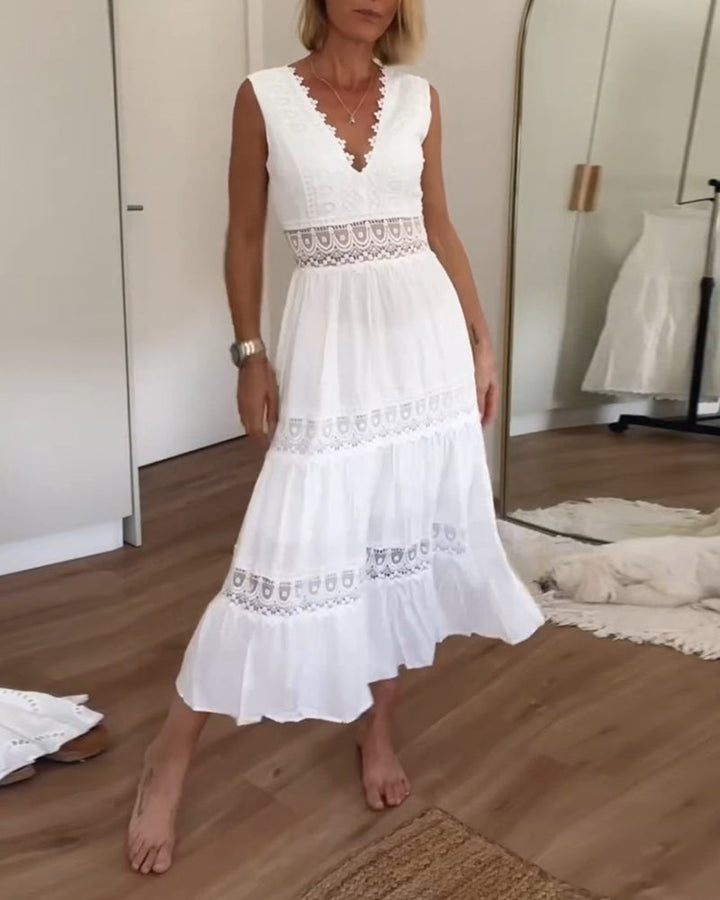 Kali | Lace V-Neck Cami Dress