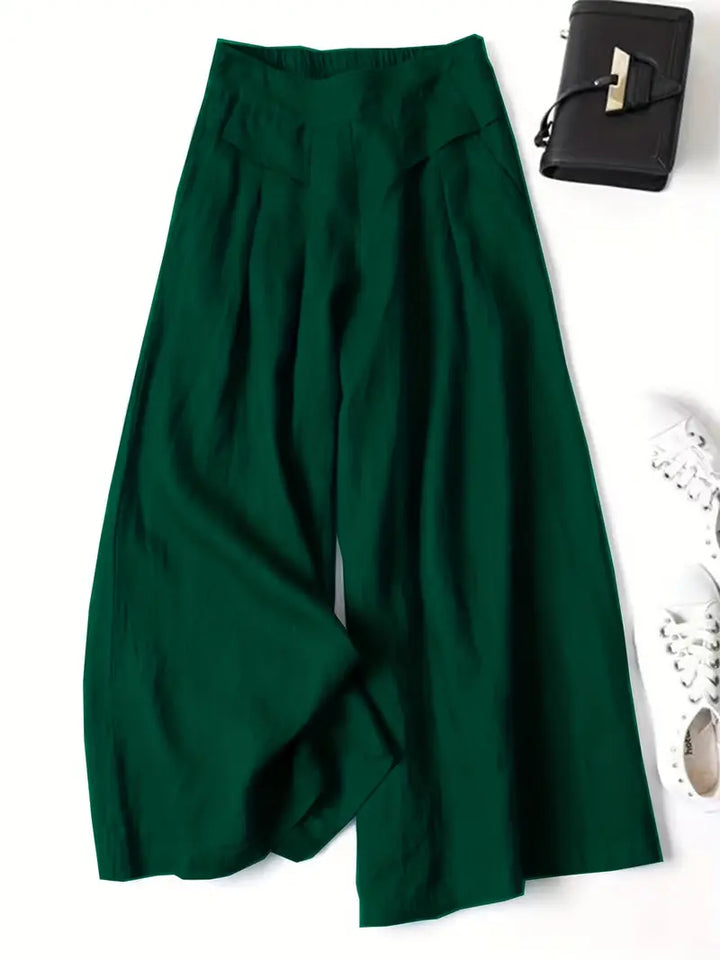 Janelle | Wide Leg Solid Pants