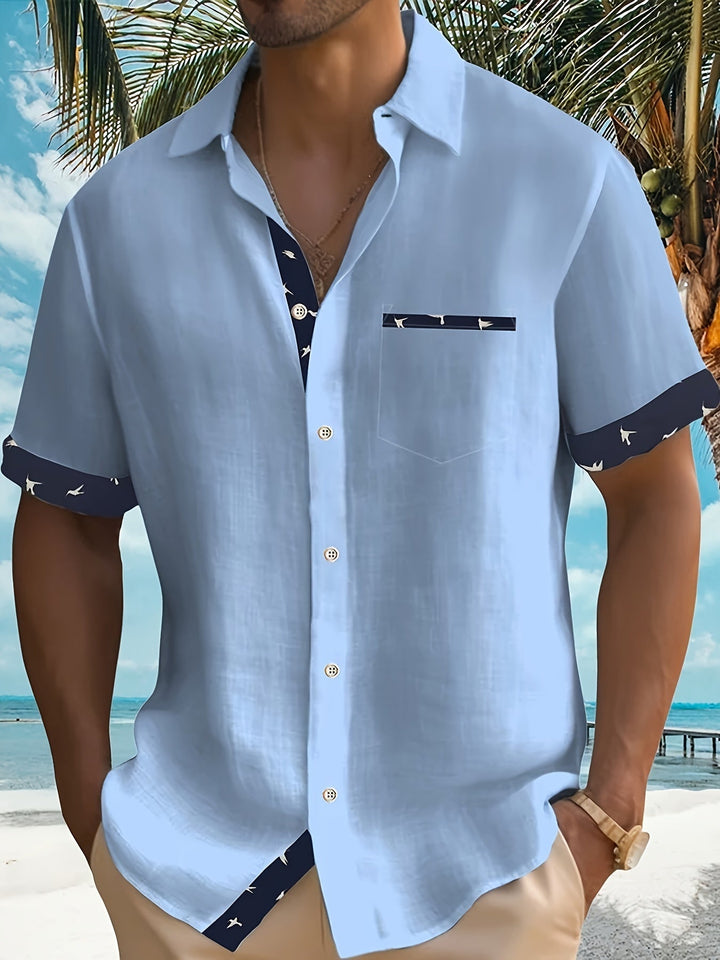 Jake | Contrast Trim Shirt